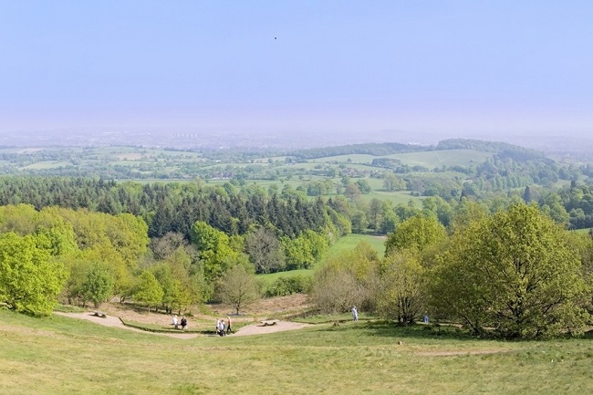 People in Clent Hills